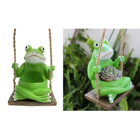 Pots de fleurs Swing Frogs, pots de bureau, plantes succulentes en pot pour le jardin (1/4)