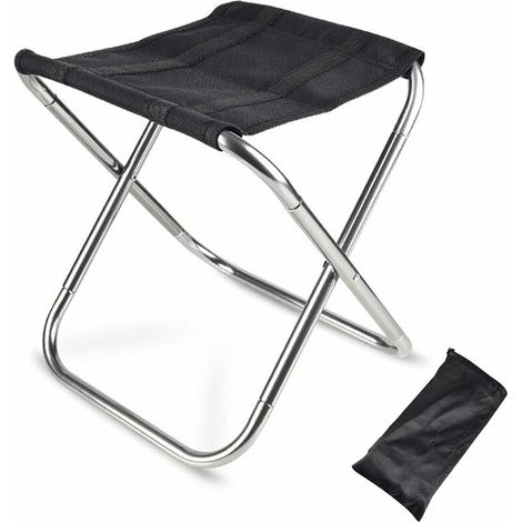 Folding Camping Stools Portable Fold Up Stools Outdoor Folding Camping Stool Mini Stool Camping Chair Seat Folding Portable for Fishing,Hiking,BBQ (1/5)
