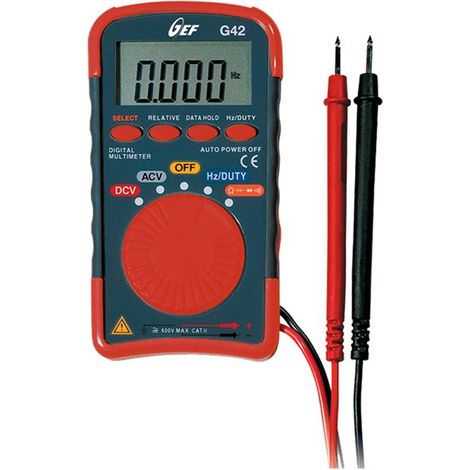 G42 Multímetro digital completo de bolsillo CAT III 300V