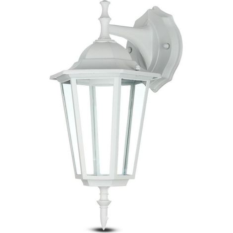 LAMPADA GIARDINO DA PARETE E27 BIANCO (1/5)
