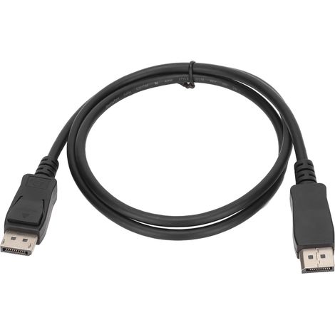 Câble DisplayPort 1.5m Haute Performance 4K 60Hz, 32AWG Blindé avec Embouts Antipoussière