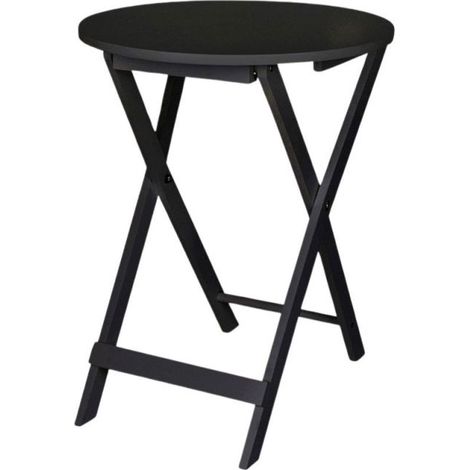 Mesas Auxiliares - Mesita Auxiliar Plegable Madera Tera 40 cm