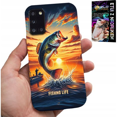 Custodia per Samsung Galaxy A31 - custodia per canna da pesca + vetro (1/5)