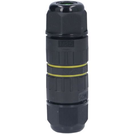 Wasserdichter 5-poliger Stecker, M25, IP68 wasserdichte Buchse hochleitfähige Bronzekontakte in einem Kabelbruchsicherheitsbereich von 10–14 mm.