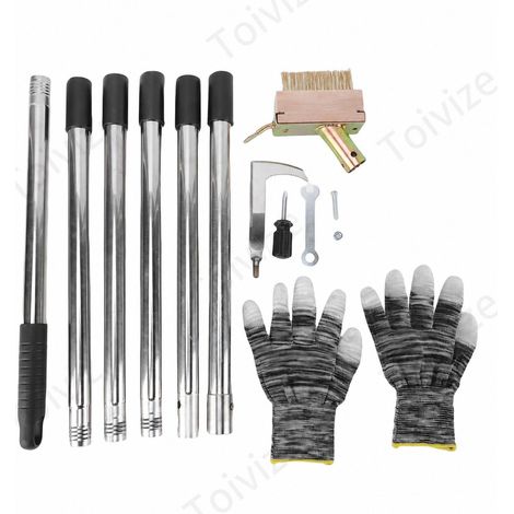 Kit Désherbeur Toivize Manuel Acier Inoxydable Poignée Réglable pour Fissures et Mousses sur Terrasses et Allées (1/5)