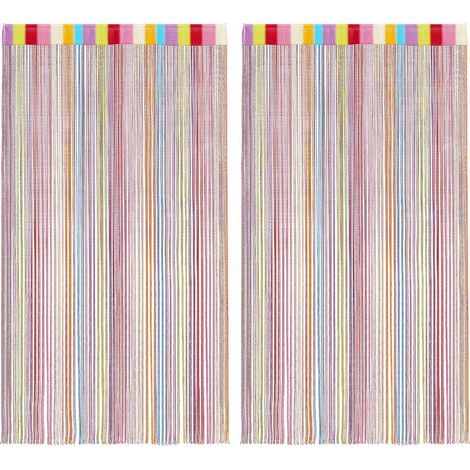 Maison Exclusive - Tende a Filo 2 pz Multicolore 100x250 cm