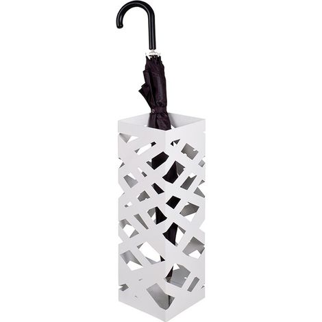 Porte parapluie design blanc Romeo
