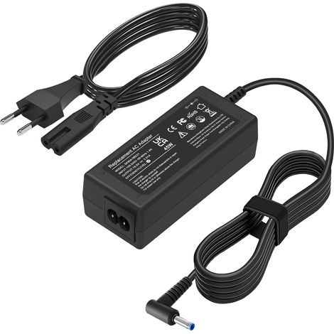 Adaptateur Secteur 45W 19.5V 2.31A Chargeur pour Ordinateur Portable pour HP Pavilion x360 15-f272wm 15-f387wm 15-f233wm 15-f222wm 15-f211wm 15-f337wm 17-g121wm 17-g119d Cordon d'alimentation (1/5)
