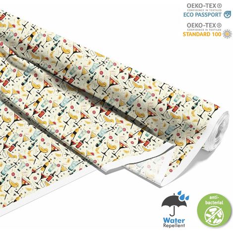 TESSUTI DECORATIVI PER ESTERNI OXFORD - Motivo Cocktail DX8763 (1/5)