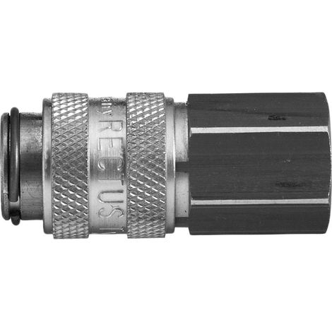 Raccord rapide pneumatique Legris, Filetage femelle vers Femelle 1/4 in Female 16mm 1/4pouces Européen, Profil rectus ( Prix pour 1 )