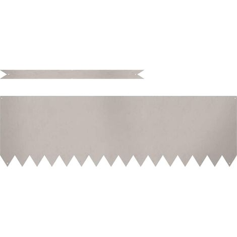 Bordure de Pelouse 30 pcs Marron 100 x 0.05 x 20 cm