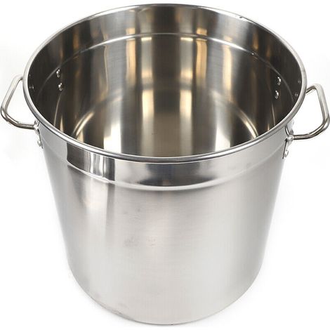 35L Edelstahl-Topf mit Deckel Küchenkochgeschirr Kochtopf mit großer Kapazität Suppentopf Gulaschtopf Home Brew Pot (3.0cm dick) (1/5)