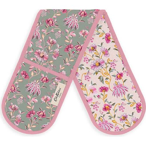 Cath Kidston Friendship Gardens Sage Double Oven Glove (1/2)