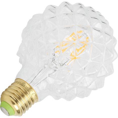Lampe Vintage E27 G95 Forme Rétro Originale, Ampoule Filament 4W 220V 360lm, Lumière Chaude Transparente, Décoration Industriel (1/5)