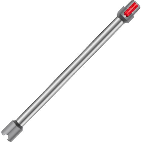Tube Extension compatible pour Dyson V7 V8 V10 V11 V15 Tige Rigide Rallonge en Aluminium, Longueur 72 cm, Connecteur à Dégagement Rapide - Gris (1/5)