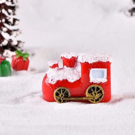 Figurines De Noel - Resine - Decoration Rustique Pour Maison De Poupée Boule A Neige Et Jardin Miniature - 14 Styles - Lot De 1 (1/3)