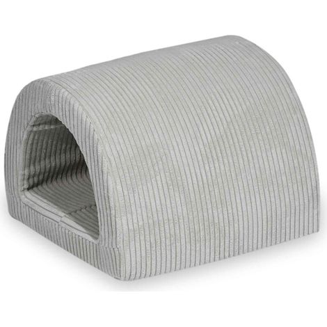 Pont de jeu en mousse, velours côtelé gris (1/5)