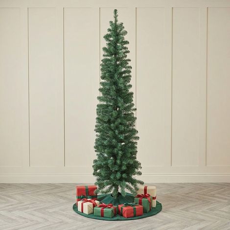 7ft King Pine Ultra Slim Artificial Christmas Tree (1/2)