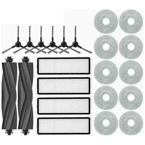 Pièces et accessoires pour Dreame L10S Pro Gen 2 / RLL42SDA : brosse latérale principale, filtre HEPA et chiffon de rechange
