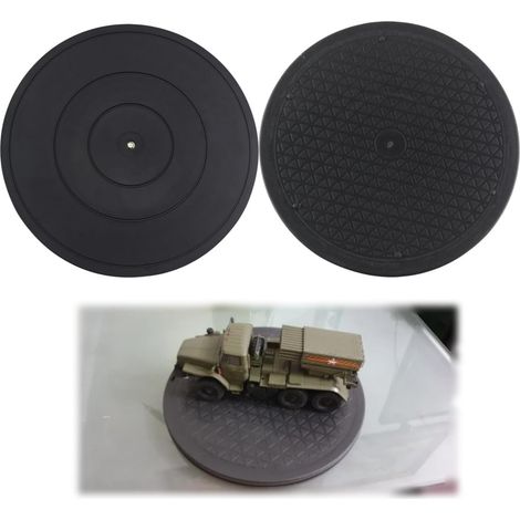 Plateau tournant Rond Polyvalent à 360 ° - Plateau tournant Universel - Plateau Rotatif Universel pour écran - Support Rotatif de 25 kg (20cm) (1/5)