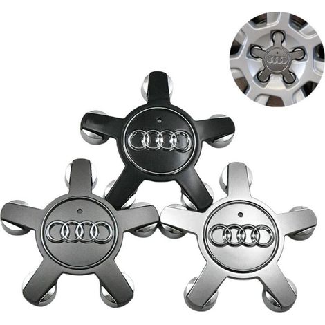 TAISHENGDA 135mm Radkappen für Audi Q7 Konkav/Konvex 5-Speichen 6 Stück (1/5)