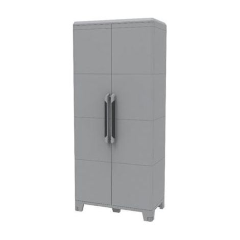 Armoire de stockage RS PRO 2 portes en Plastique verrouillable à poser au sol, 780 x 430 x 1840mm ( Prix pour 1 ) (1/3)