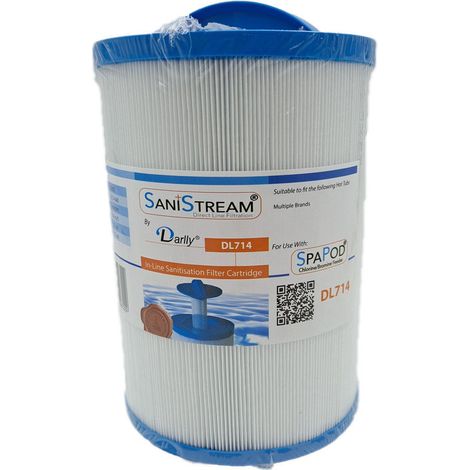 Ricambio filtro carta 50SQFT per minipiscina Jacuzzi 400060640 (1/3)
