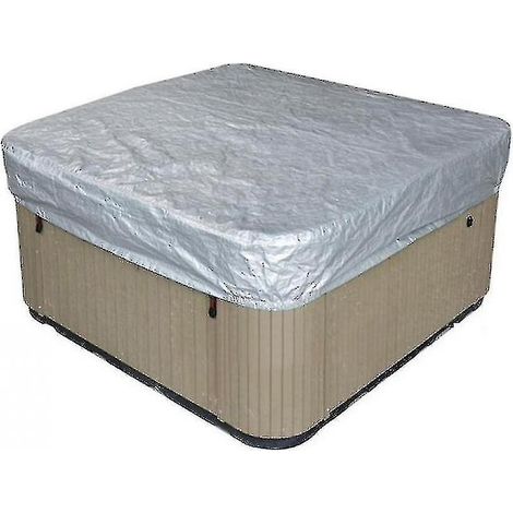 Couverture carrée imperméable en polyester pour spa extérieur (1/3)