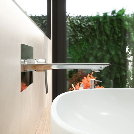 Miscelatore Lavabo ad Incasso in Ottone Cromato Mod. Ingrid (1/5)