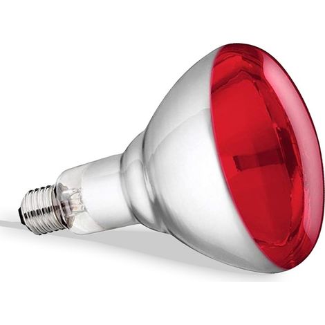 Ampoule rouge pour lampes chauffantes - 250 W - Sofraca