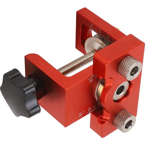 Perceuse à bois pour chevilles, connecteur 3-en-1, ouvreur de trous ronds en queue d'aronde, outil d'assemblage de panneaux de meubles. (1/5)