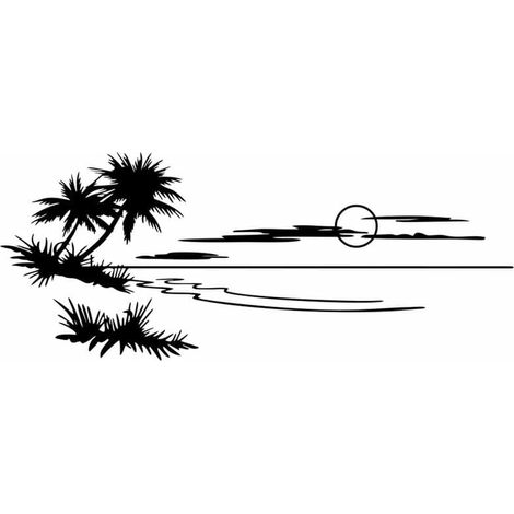 Adhesivo de gran tamaño para coche, adhesivo universal para carrocería de caravana o autocaravana, adhesivo para ventanilla de coche, color negro (1/5)