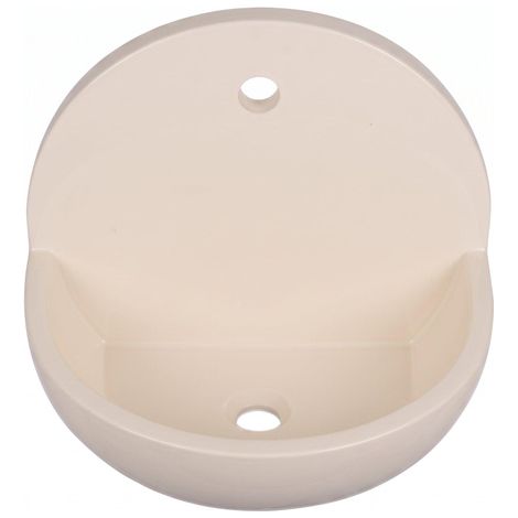 Saniclass Torino Lavabo - 46.5x35x43.2cm - solid surface - blanc cassé (1/2)