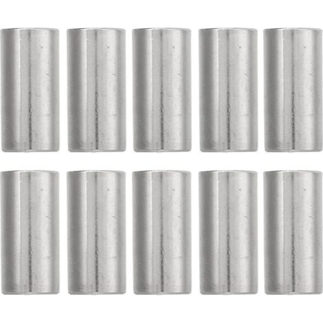 Runde Verbindungsmutter M8x1,25, Innengewinde L25mm, Stangenkupplungsmuttern, Gewindehülse aus Edelstahl, 10 Stück (1/5)