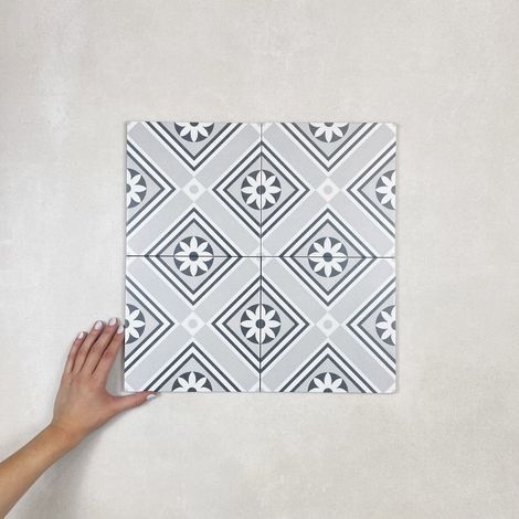 Carrelage Imitation Carreaux de Ciment LA MADELEINE 20x20 cm Rosalie (1/4)