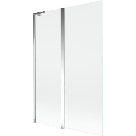 Mexen Mist L Badewannenfaltwand 2-flügelig 120 x 150 cm, transparent, Chrom - 8A9L-120-011-01-00 (1/5)