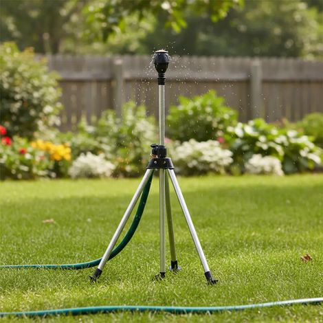 Arroseur rotatif automatique avec trpied 360 degrs kit (1/5)