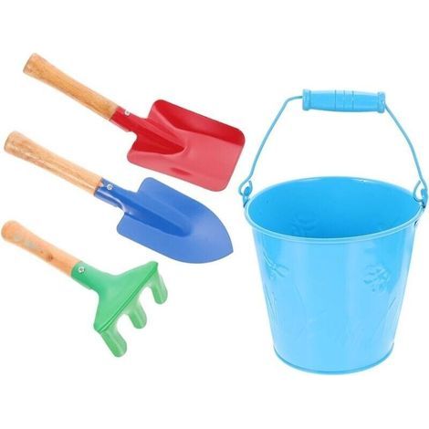 Children's Gardening Tool Set - 4 Pieces Children's Sand Beach Toys Gardening Equipment - LIAIKI (1/5)