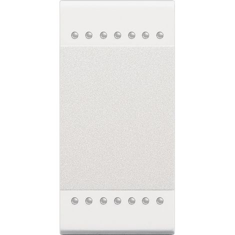 Manette Livinglight MyHOME BUS neutre type bascule 1 module blanc BTICINO N4911N