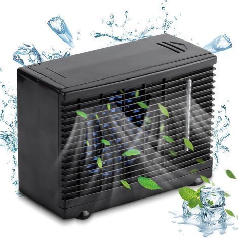 12V Portable Climatiseur Refroidisseur avec Vitesses Réglables Mini Universel Personnel Voiture Ventilateur De Refroidissement Personnel pour la Maison Camping Electric Fans (1/5)
