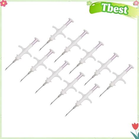 Tbest Micropuce pour animaux de compagnie Paquet de 10 étiquettes universelles à puce pour animaux de bricolage carte 1.25X7mm (1/5)