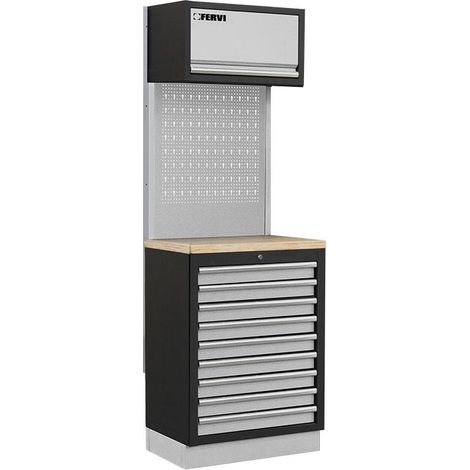 Modulare Werkstattmobel-Garderobenkommode 680x498x2000 mm Fervi a007r