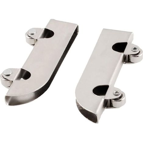 2 Stück Metall Baumarkt Achsen Fenster Pulley Tür Schiebetür zwei Rollen Baubedarf Rad 6 mm