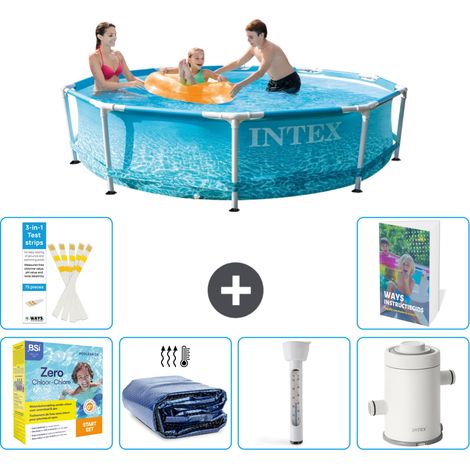 Frame Pool Rund - 305x76 cm - 7-teilig S10