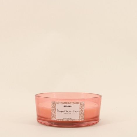 Bougie parfumée cire de soja 4 mèches "bouquet de printemps" 380g