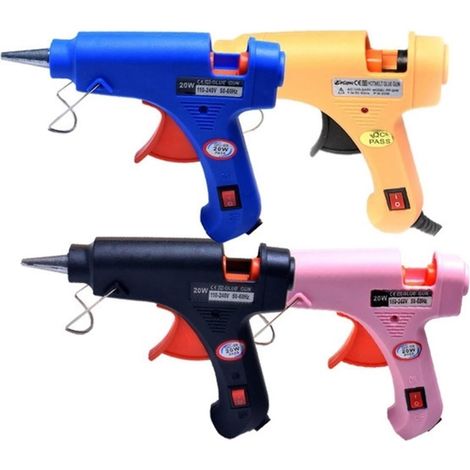 Pistolet à Colle Chaude Thermofusible Avec Bâtons De 7 Mm Mini PC (1/5)