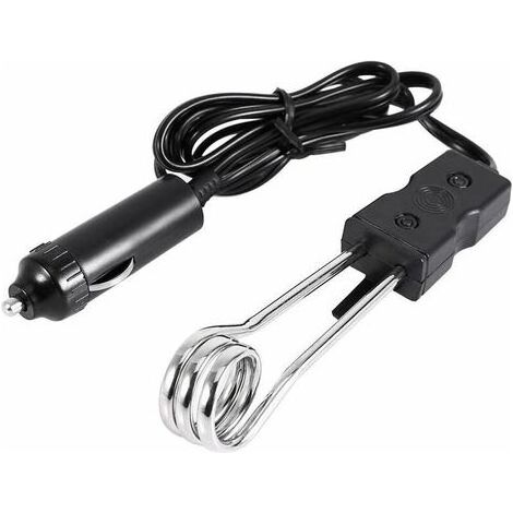 Chauffe-eau électrique à immersion instantanée à économie d'énergie portable chauffage voyage camping pique-nique outil d'eau bouillie pour 12V (1/5)
