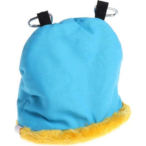 Nid doux rond pour oiseaux, hamac suspendu en peluche, petit nid chaud pour cage d'hiver (1/4)