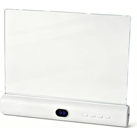 Lampe lecture plate rechargeable livre – 3 couleurs, minuterie, veilleuse (1/5)