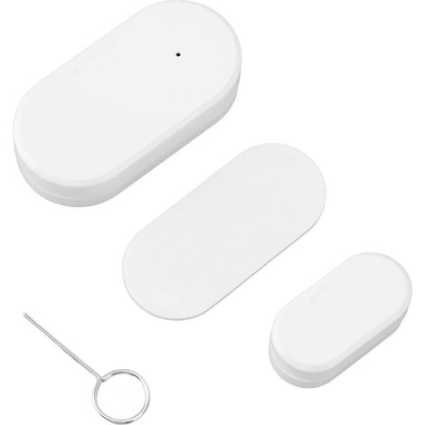 Ortviai Capteur Porte/Fenêtre Zigbee Tuya avec Capteur de Luminosité et Aimant – 2-en-1, ABS/PC, 50x25x11 mm (1/5)